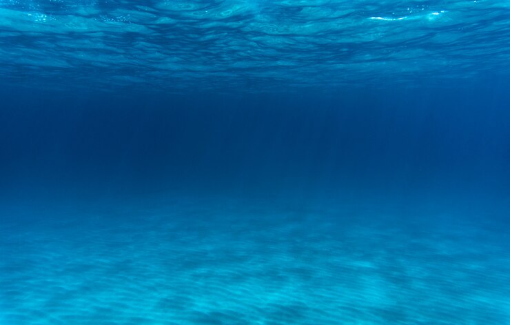 Photo 水中の海。嵐。神秘的な。