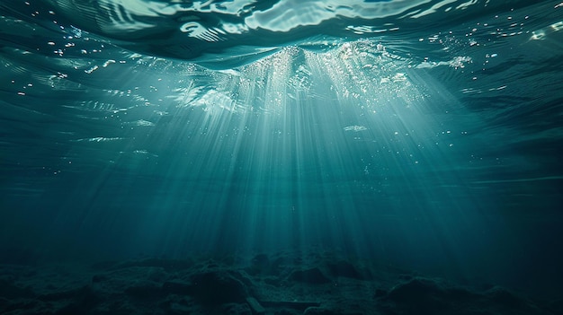 underwater panorama of a tropical reef