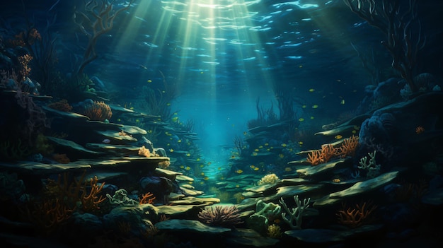 The Underwater Realm A Storybook Journey Unfolds