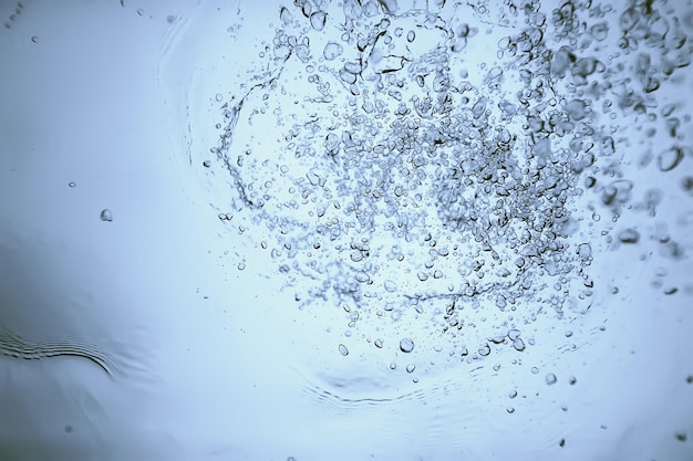 Underwater texture air bubbles diving / view from under the
water up, underwater background