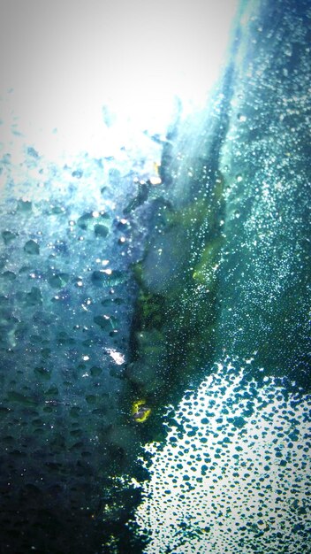 underwater view of ice