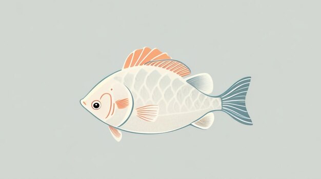 写真 水中の不思議 魚の絵