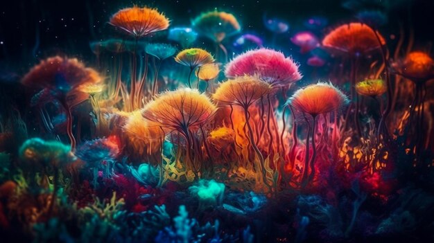 The underwater world of the jellyfish