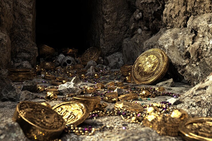 फोटो unearthing secrets a mysterious ancient treasure hidden in depths of darkness awaits discovery and adventure beyond imagination