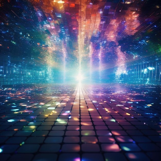 unfocused entry disco colors