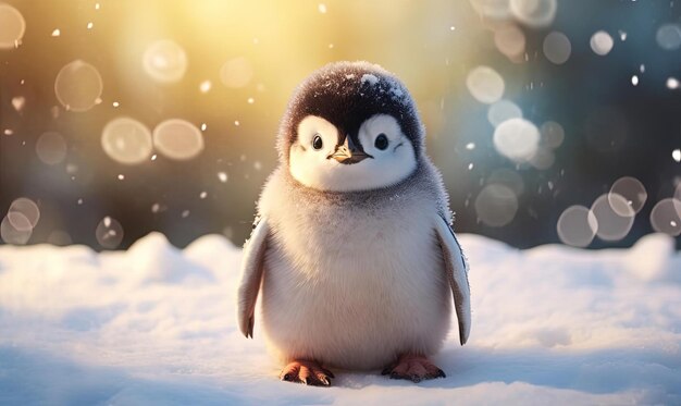 Photo unforgettably cute penguin winter wallpapers