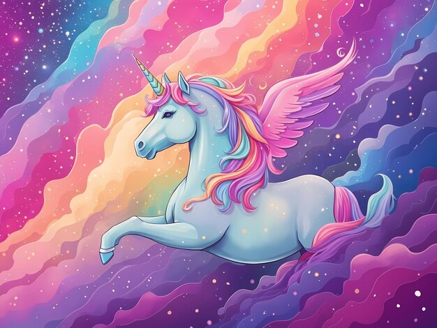 Unicorn behangpapier