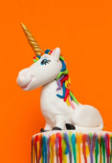 Topper per torta all'unicorno