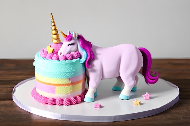 Photo unicorn cake