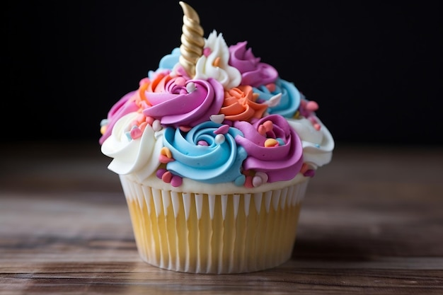 Unicorn cupcake Generative Ai