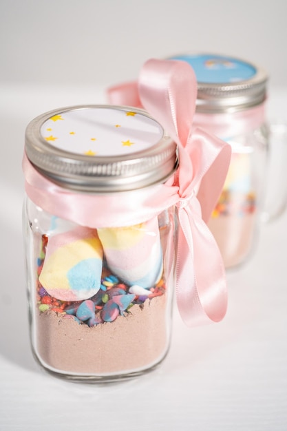 Unicorn hot chocolate mix