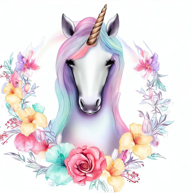 Unicorn' New Year Merriment Generative AI