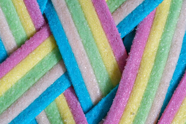 Unicorn Rainbow candy stripes