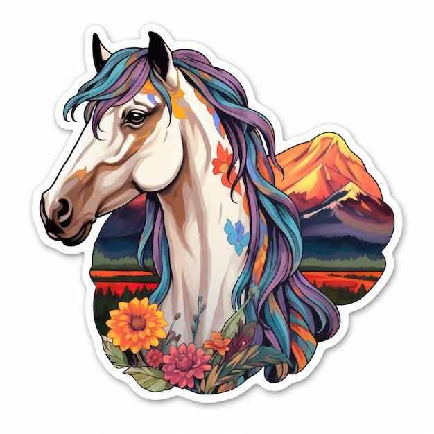 Photo unicorn sticker