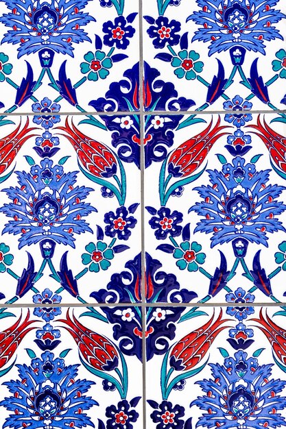Uniek kleurrijk ornament Decoratieve keramische tegels met een patroon