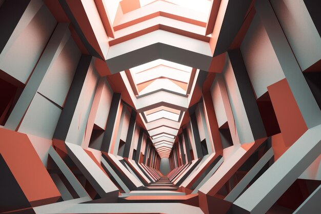 Unique Alien Otherworldly Futuristic Architecture Themed Background Design