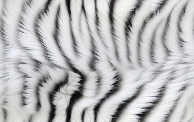 Photo unique beauty of white tiger hide