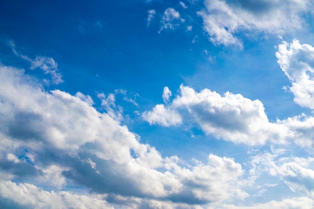 Unique Clouds style on the open sky for background.