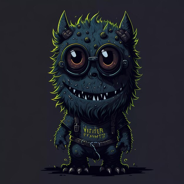 Unique and colorful monster characters