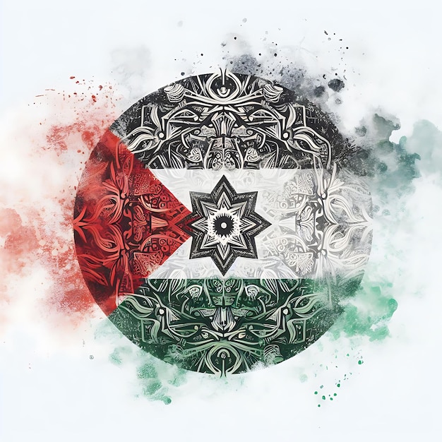 A unique and diverse interpretation of the Palestine flag