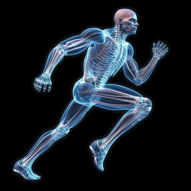 Unique Exercise Pose for Permanent Acceleration of Cell Proliferation Xray Front View Revealed