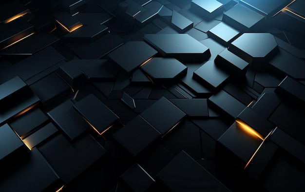 Unique Futuristic Abstract 3D Background