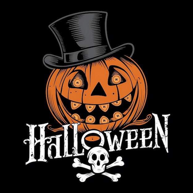 unique halloween festival illustration