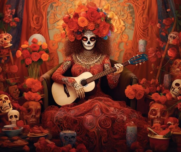 A unique interpretation of Day of the Dead