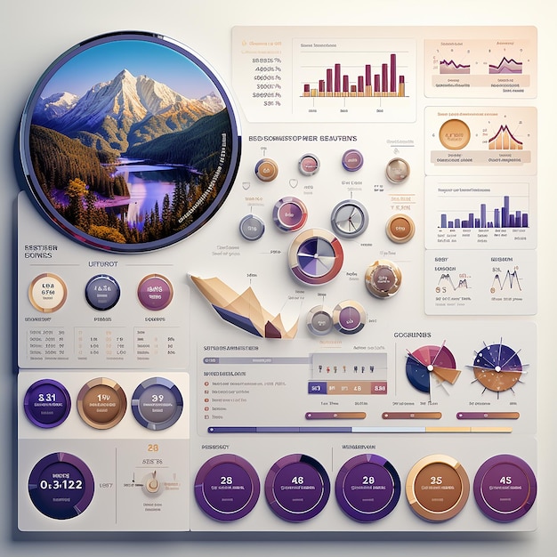 Photo unique neumorphic ux design kit