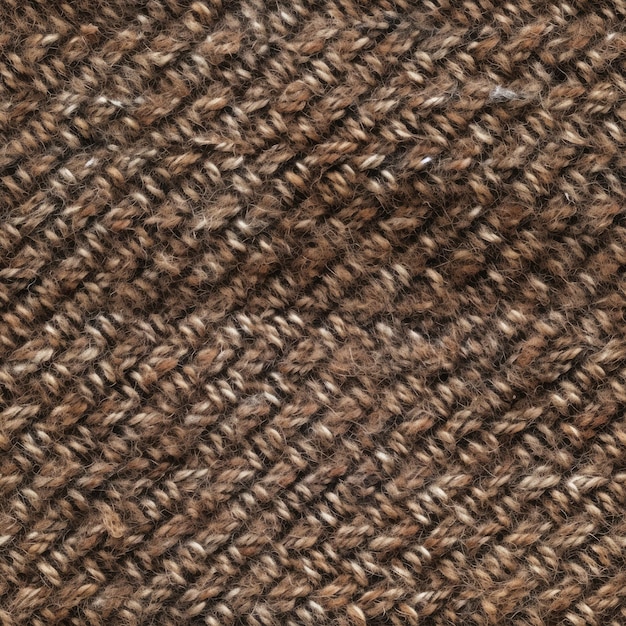 The unique pattern on a piece of brown tweed