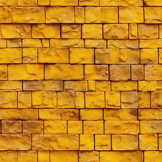 Photo the unique pattern on a piece of yellow brick