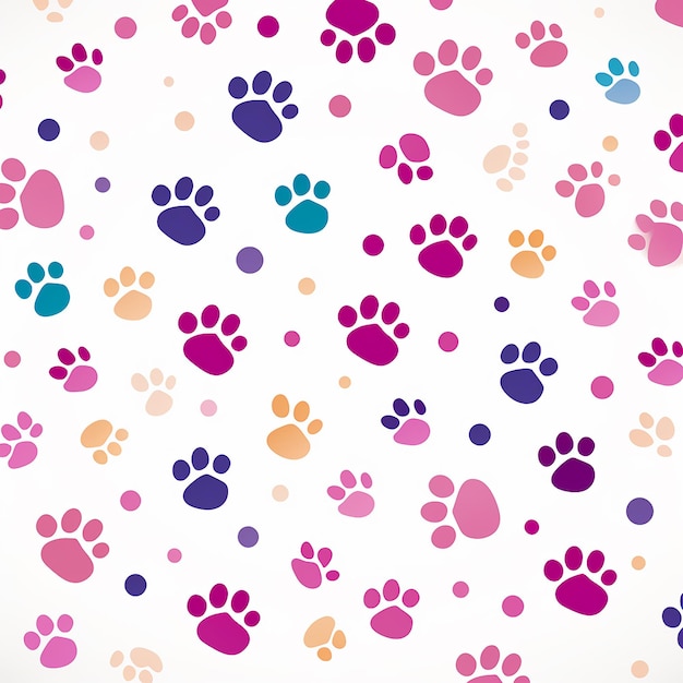 unique paw print patterns