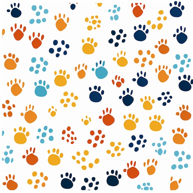 unique paw print patterns