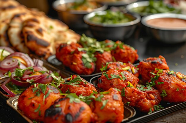 Premium Photo | Unique representations of Indian street food culture