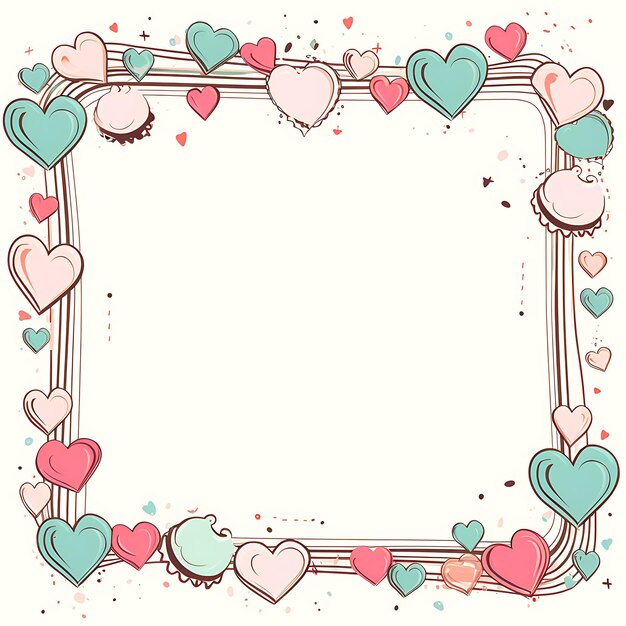 Photo unique and stylish scribbles frame and design collection for creative projects clipart tshirt