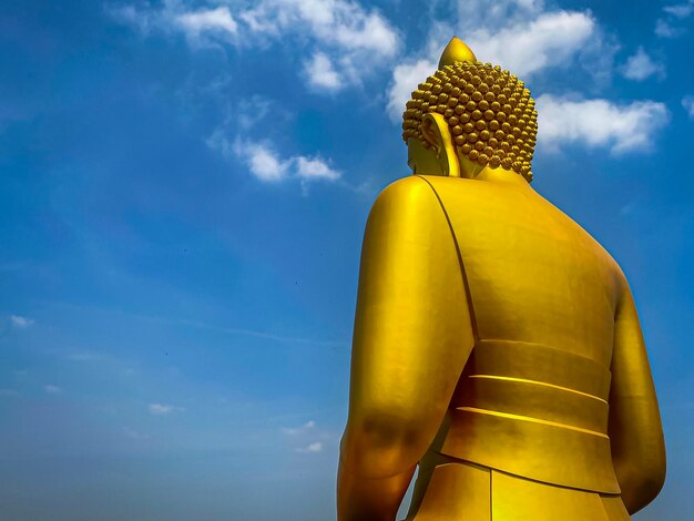 Unique temple wat pak nam phasi charoen in bangkok thailand