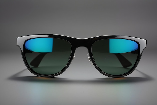 Unisex dark sunglasses isolated