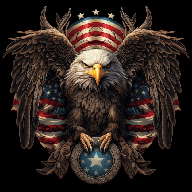 Photo united state eagle