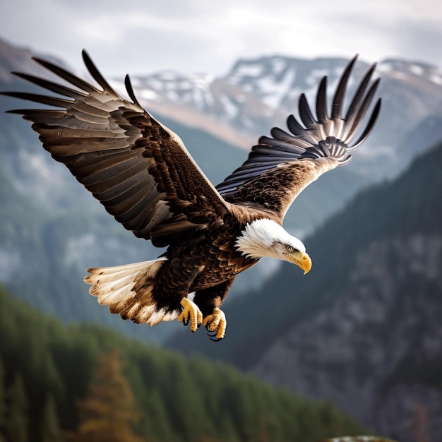 united states eagle flying