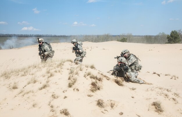 Photo united states paratrooper airborne