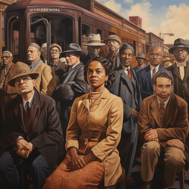 Photo unity unveiled rosa parks' stand against segregation artfully captured in a diverse mural