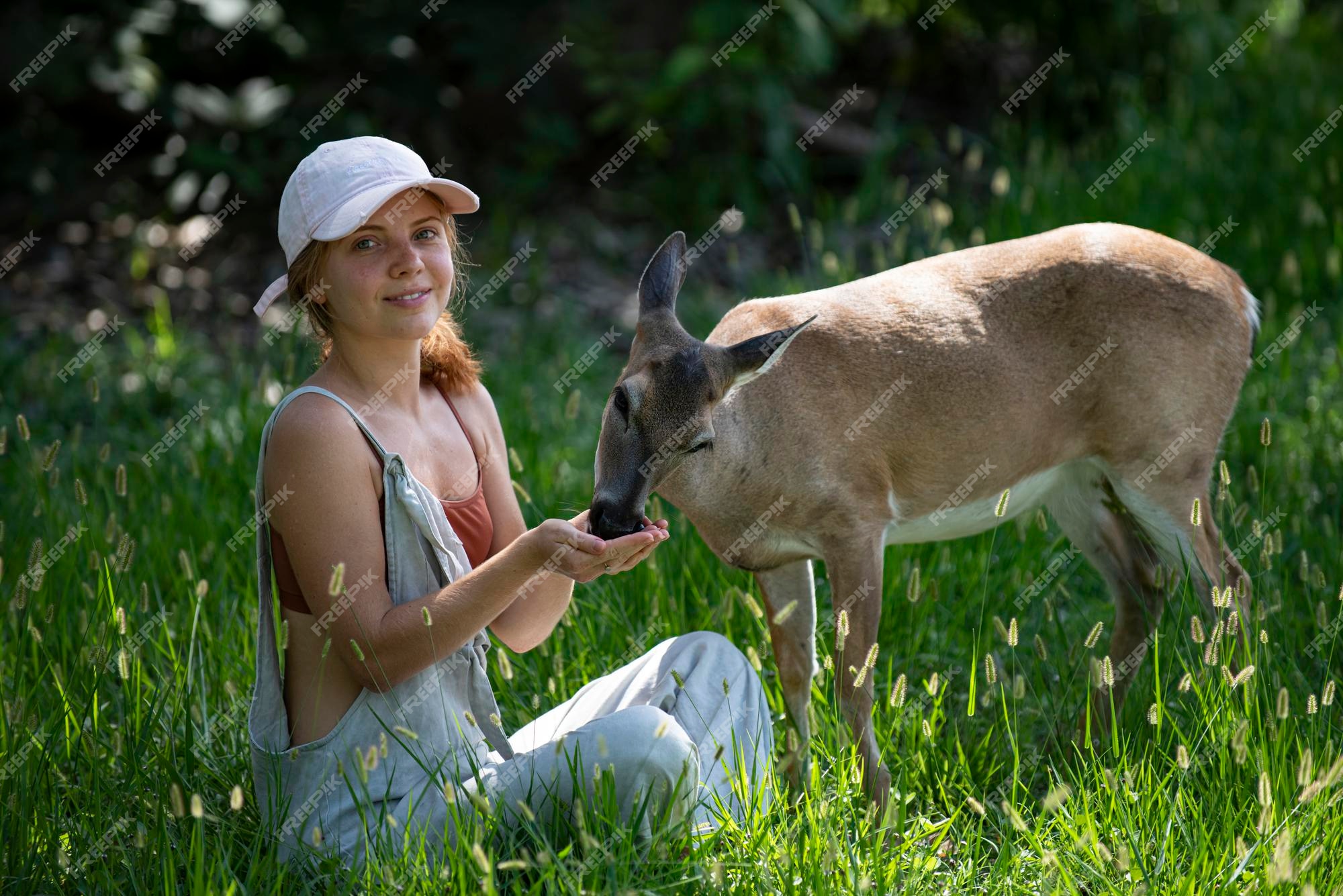 Premium Photo | Unity with nature. girl feed deer. enviroment protection. animals care. woman feeding fawn. animal park. Premium Photo | Unity with nature. girl feed deer. enviroment protection. animals care. woman feeding fawn. animal park.
