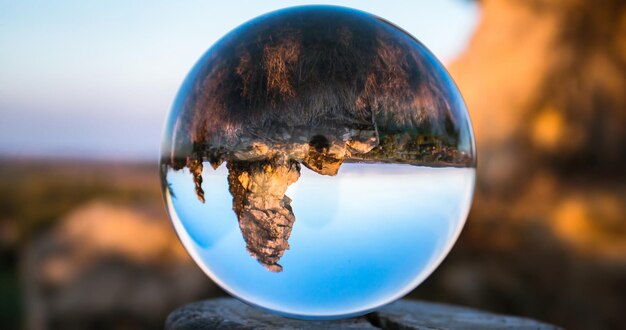 Foto universa in una bottiglia