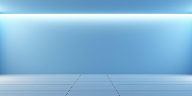 Universal minimalistic blue background interior Beautiful illustration picture Generative AI