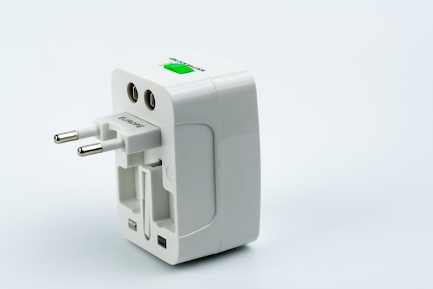 Universal plug adapters for travel around the world