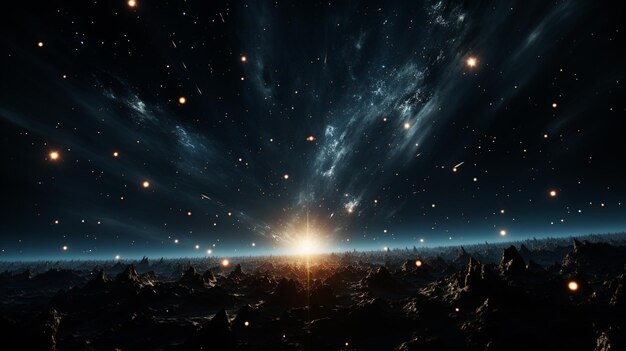 Universe background hd 8k wallpaper stock photographic image