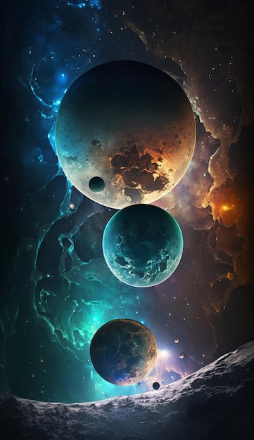 universe cosmic illustration