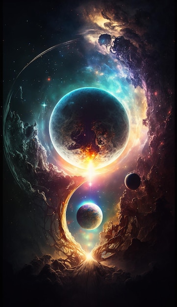 The universe is a cosmic art print