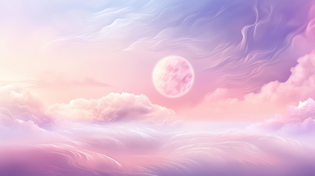 Photo universe space pastel background