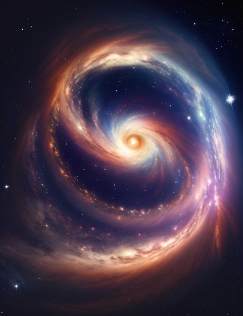 Звезда вселенной и молочная волна черной дыры